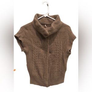 FREE PEOPLE Sweater Vest Fair Isle Snap Lambswool Mohair Small. Firm on price.